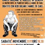 5 novembre 2011 a ZonaRischio la presentazione della graphic novel su Carlo Giuliani